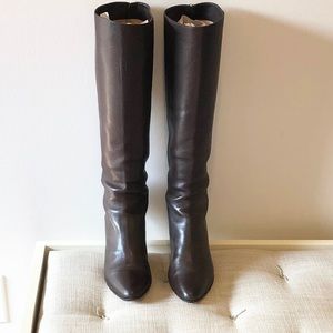 ⬇️ JIMMY CHOO 'Gem’ Grainy Calf Boots - Resoled